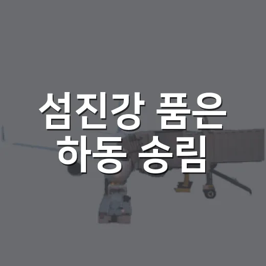 섬진강 품은 하동 송림