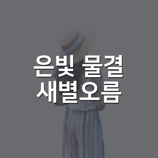 은빛 물결 새별오름