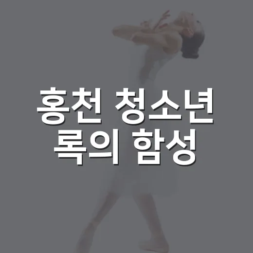 홍천 청소년 록의 함성