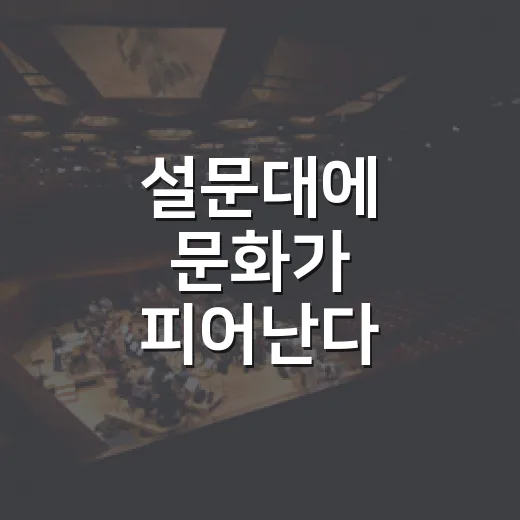 설문대에 문화가 피어난다