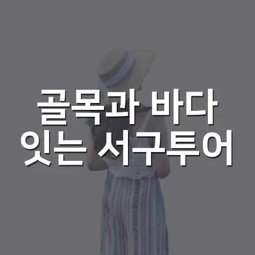 골목과 바다 잇는 서구투어