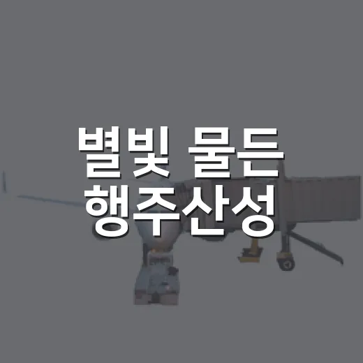 별빛 물든 행주산성