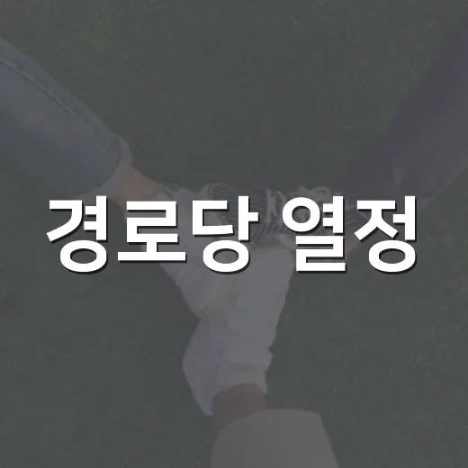 경로당 열정, 무대를 밝히다