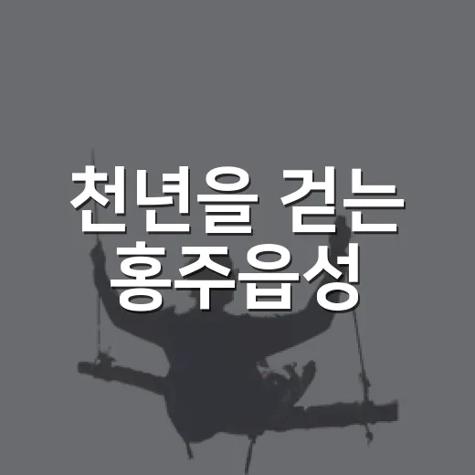 천년을 걷는 홍주읍성