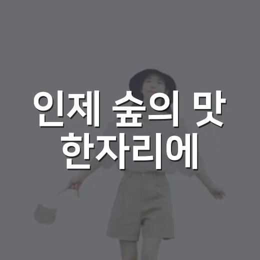 인제 숲의 맛 한자리에