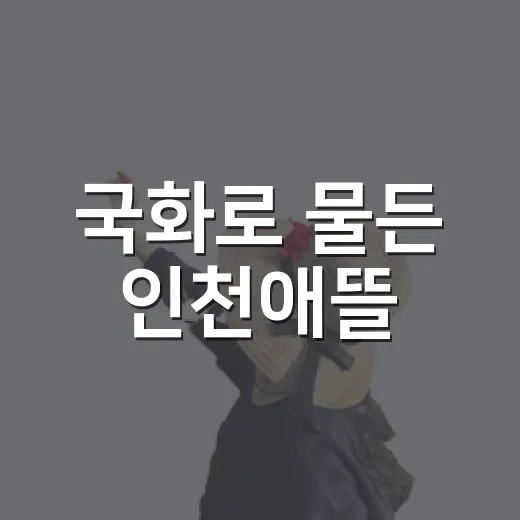 국화로 물든 인천애뜰