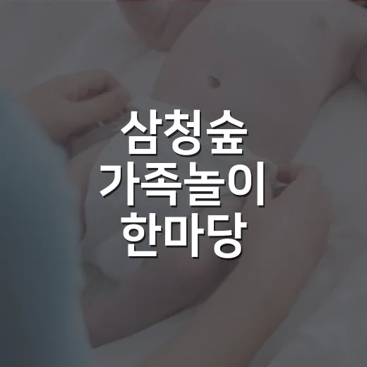 삼청숲 가족놀이 한마당