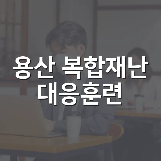 용산 복합재난 대응훈련