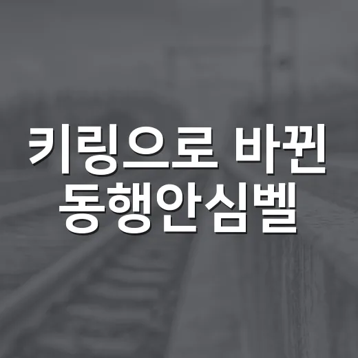 키링으로 바뀐 동행안심벨