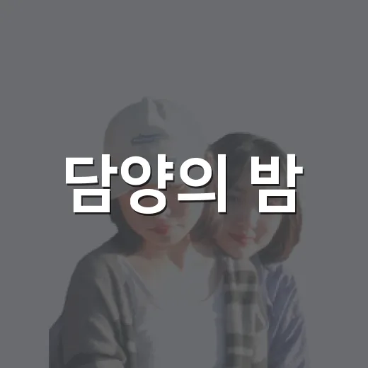 담양의 밤, 역사를 깨우다