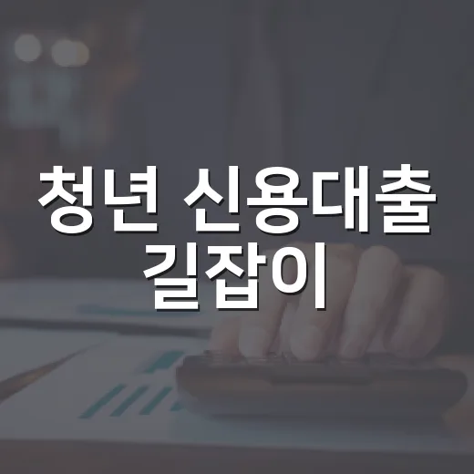 청년 신용대출 길잡이