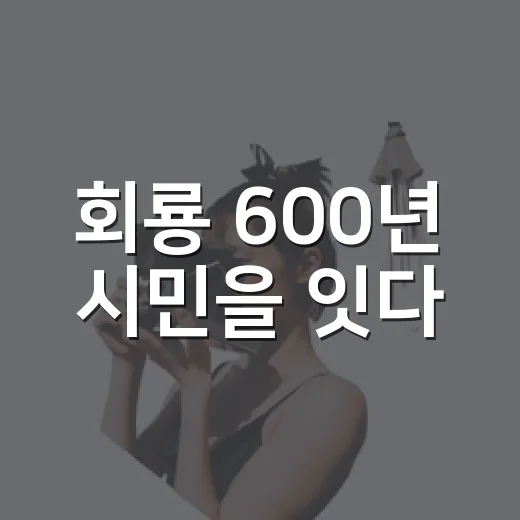 회룡 600년 시민을 잇다