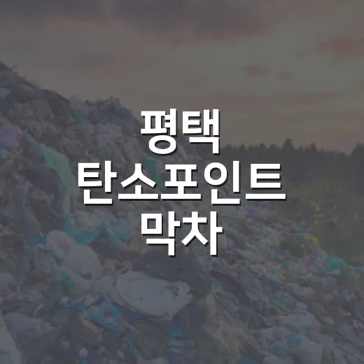 평택 탄소포인트 막차