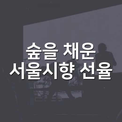 숲을 채운 서울시향 선율
