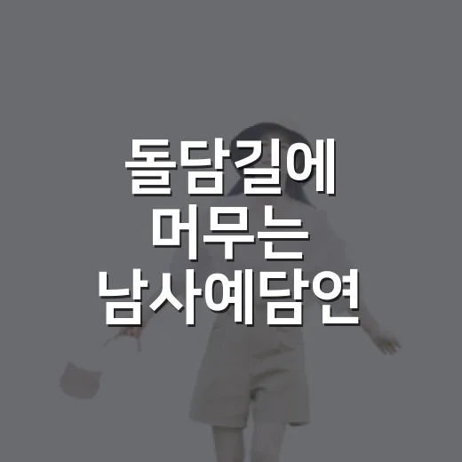 돌담길에 머무는 남사예담연