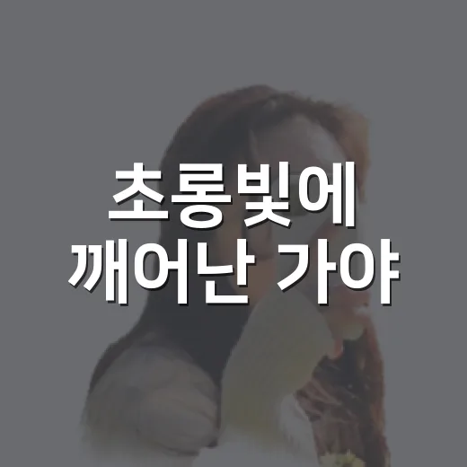 초롱빛에 깨어난 가야