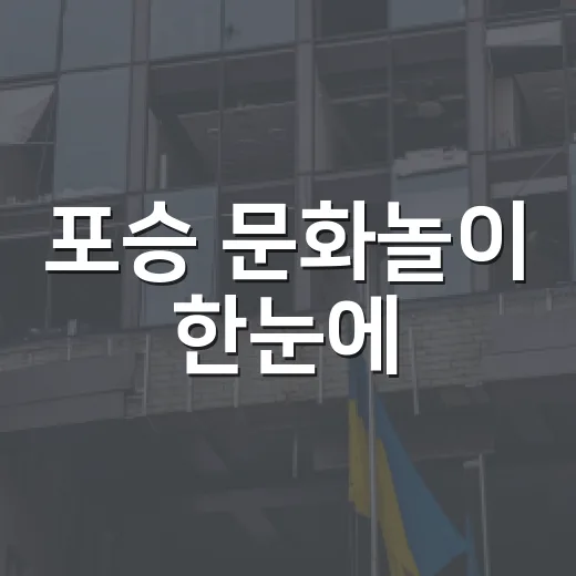 포승 문화놀이 한눈에