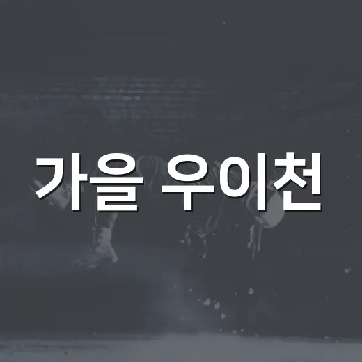 가을 우이천, 동화 속 웰니스 축제