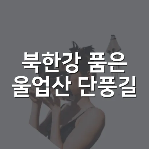 북한강 품은 울업산 단풍길