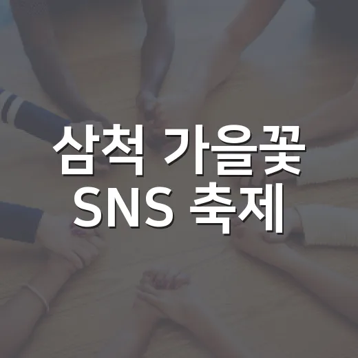 삼척 가을꽃 SNS 축제