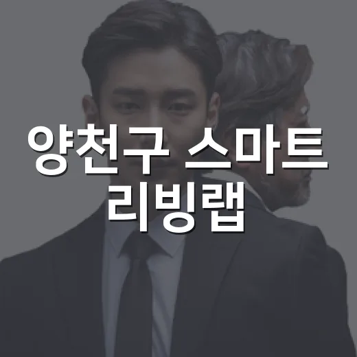 양천구 스마트 리빙랩, 정부혁신 왕중왕전 본선 진출