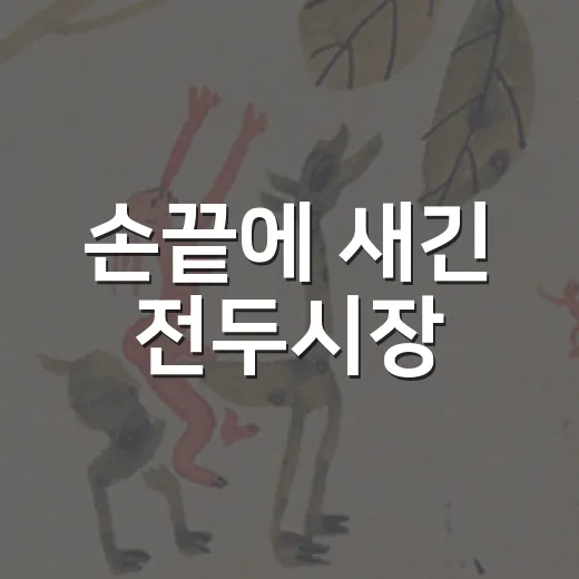 손끝에 새긴 전두시장