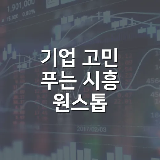 기업 고민 푸는 시흥 원스톱