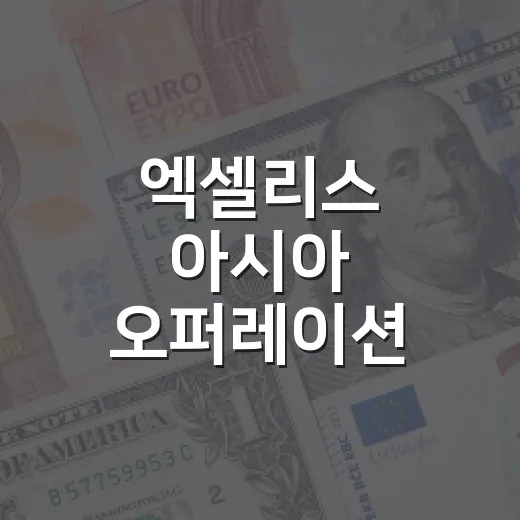 엑셀리스 아시아 오퍼레이션 센터 증설, 언제부터 가동되나