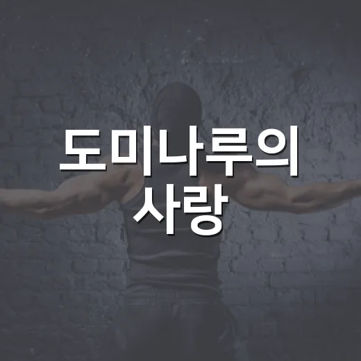 도미나루의 사랑, 무대에
