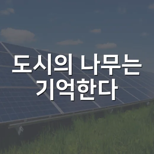 도시의 나무는 기억한다