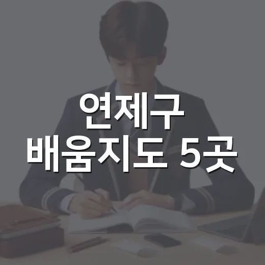 연제구 배움지도 5곳