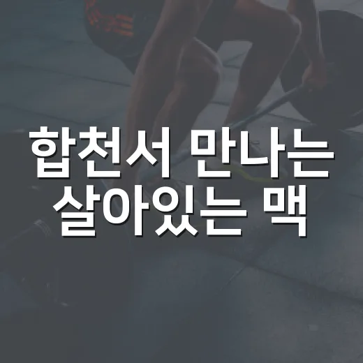 합천서 만나는 살아있는 맥