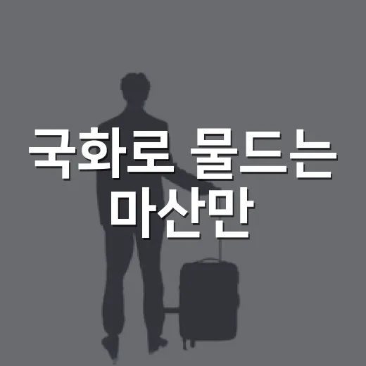 국화로 물드는 마산만