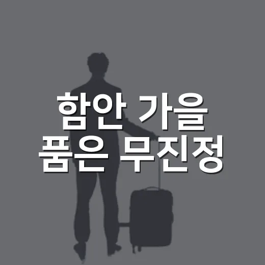 함안 가을 품은 무진정