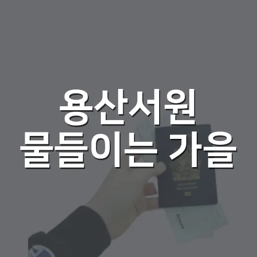 용산서원 물들이는 가을