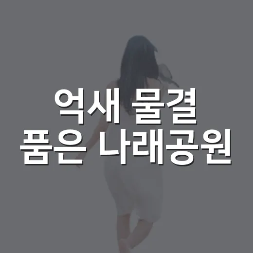억새 물결 품은 나래공원