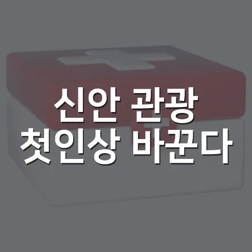 신안 관광 첫인상 바꾼다