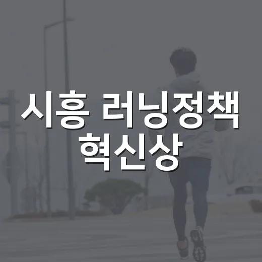 시흥 러닝정책 혁신상