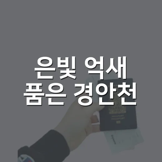 은빛 억새 품은 경안천