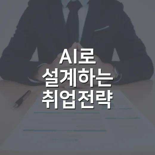 AI로 설계하는 취업전략