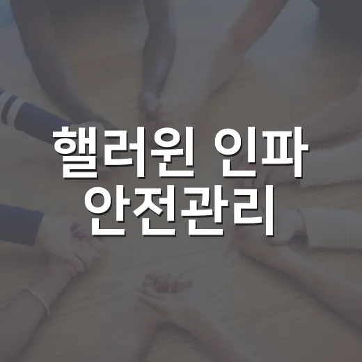 핼러윈 인파 안전관리, 전국 28곳 대상