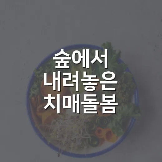 숲에서 내려놓은 치매돌봄