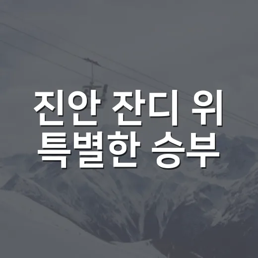 진안 잔디 위 특별한 승부