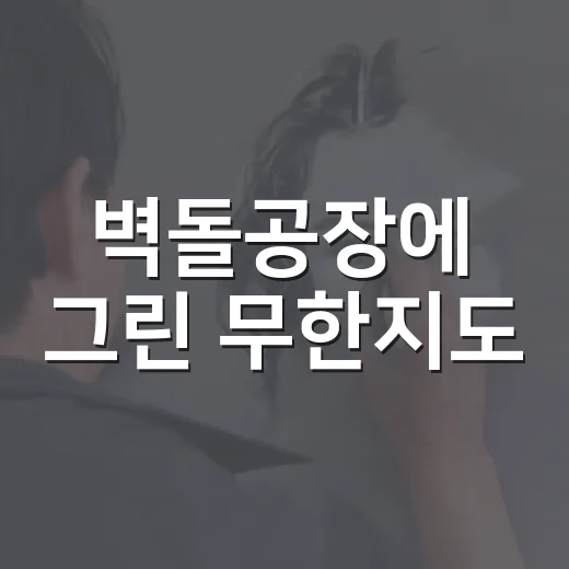 벽돌공장에 그린 무한지도