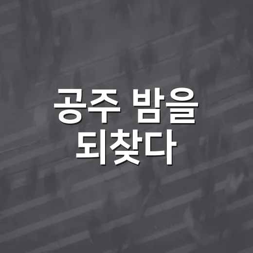공주 밤을 되찾다