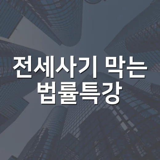 전세사기 막는 법률특강