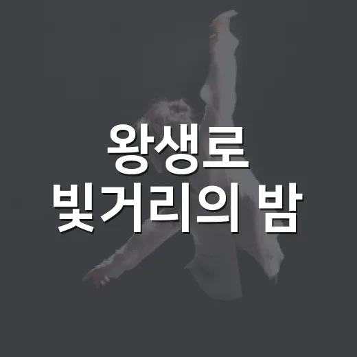 왕생로 빛거리의 밤