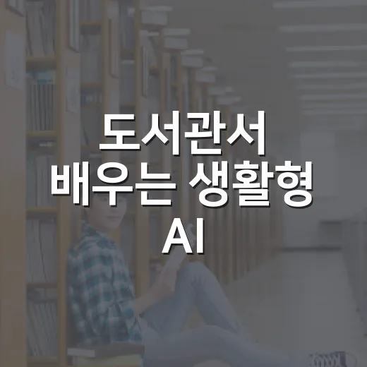 도서관서 배우는 생활형 AI