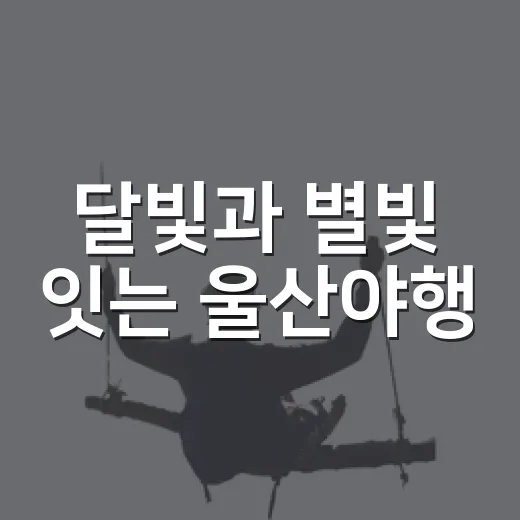 달빛과 별빛 잇는 울산야행