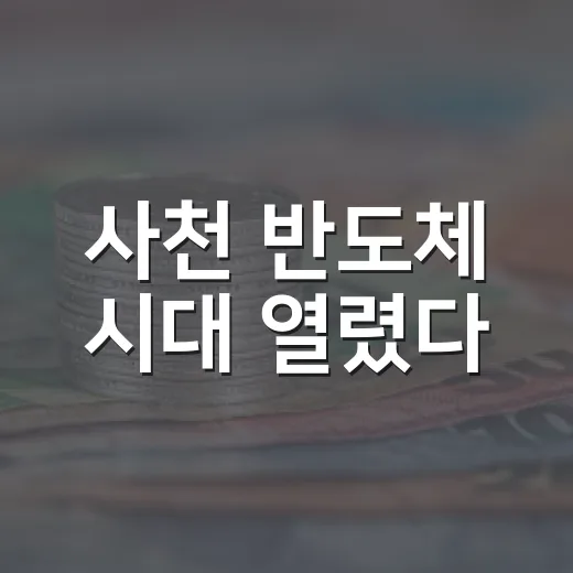 사천 반도체 시대 열렸다